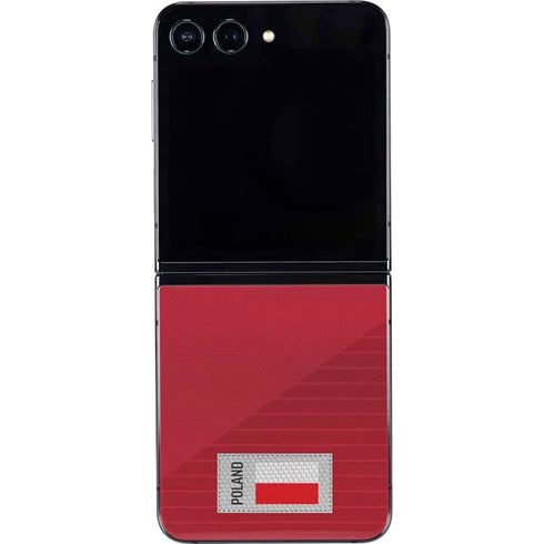 Poland Soccer Flag Galaxy Z Flip5 5G Skin